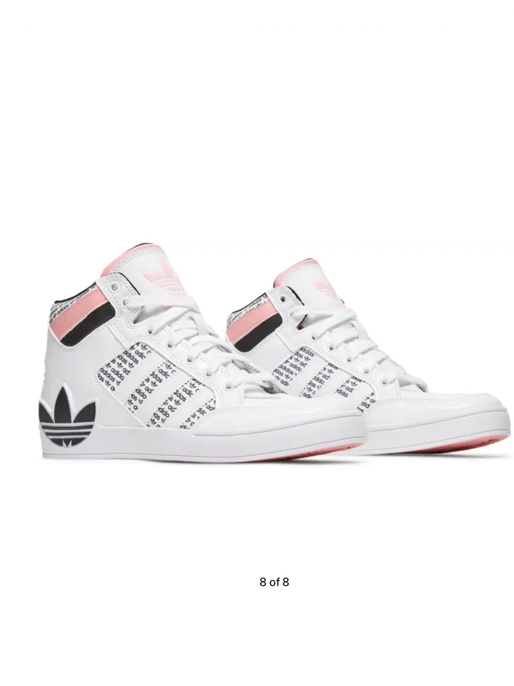 Adidas hard court High J logo print size 6